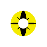 I-Contact Cosplay Halloween Contact Lenses Yellow Bee